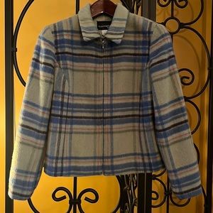 REQUIREMENTS Wool Blend Plaid Jacket Unisex